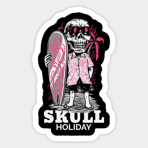 Skull holidy Sticker by Elite Wear 